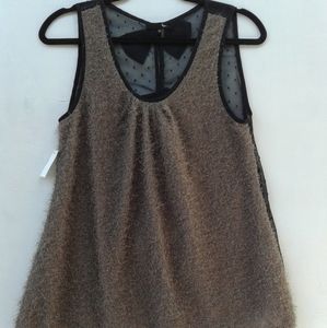 Ryu  sleeveless sheer shirt
